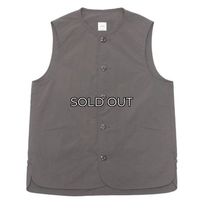 画像1: ARAN（アラン）VEST（ベスト）”Nylon Rip Wather" / Charcoal（チャコール） 