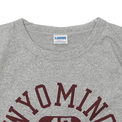 画像3: Champion（チャンピオン）77QS SHORT SLEEVE T-SHIRT（77QS ショートスリーブTシャツ）"TURE OF ARCHIVES" / Grey×Red（グレー×レッド）※Sサイズのみ