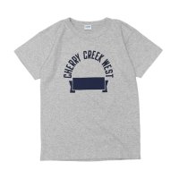 Champion（チャンピオン）77QS SHORT SLEEVE T-SHIRT（77QS ショートスリーブTシャツ）"TURE OF ARCHIVES" / Grey×Blue（グレー×ブルー）