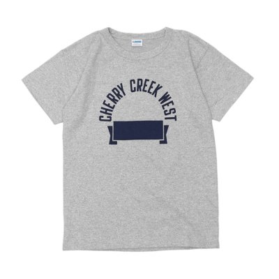 画像1: Champion（チャンピオン）77QS SHORT SLEEVE T-SHIRT（77QS ショートスリーブTシャツ）"TURE OF ARCHIVES" / Grey×Blue（グレー×ブルー）