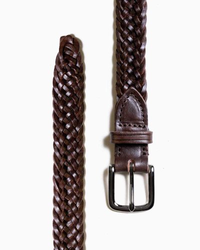画像1: BEORMA（ベオーマ）25mm INTERLINKED PLAITED BELT（25mmメッシュベルト）/Dk.Brown（ダークブラウン）