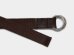 画像3: BEORMA（ベオーマ）W RING 25mm WEBBING BELT（ダブルリング25mmウェビングベルト）/ Brown（ブラウン）