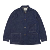 FULL COUNT（フルカウント）Denim Chore Jacket （デニムチョアジャケット）"10.5oz PW Military Denim" / Indigo Blue（インディゴブルー）