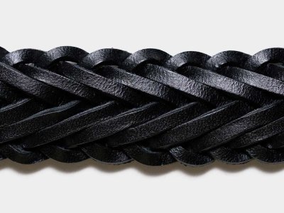 画像6: BEORMA（ベオーマ）34mm HERRINGBONE PLAITED BELT（34mmメッシュベルト）/ Dk.Brown（ダークブラウン）