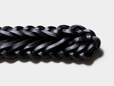 画像7: BEORMA（ベオーマ）34mm HERRINGBONE PLAITED BELT（34mmメッシュベルト）/ Dk.Brown（ダークブラウン）