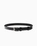 画像3: BEORMA（ベオーマ）BRIDLE LEATHER 22mm DOUBLE LOOP BELT（ブライドルレザー22mmダブルループベルト）/ Black（ブラック）