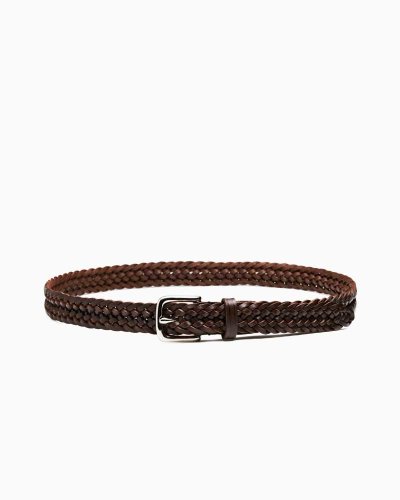画像1: BEORMA（ベオーマ）25mm INTERLINKED PLAITED BELT（25mmメッシュベルト）/Dk.Brown（ダークブラウン）