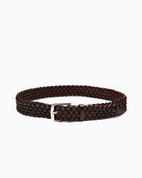BEORMA（ベオーマ）28mm BASKET WEAVE PLAITED BELT（28mmメッシュベルト）/ Dk.Brown（ダークブラウン）
