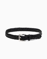 BEORMA（ベオーマ）34mm HERRINGBONE PLAITED BELT（34mmメッシュベルト）/ Black（ブラック）