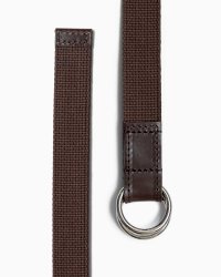 BEORMA（ベオーマ）W RING 25mm WEBBING BELT（ダブルリング25mmウェビングベルト）/ Brown（ブラウン）