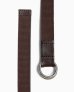 画像1: BEORMA（ベオーマ）W RING 25mm WEBBING BELT（ダブルリング25mmウェビングベルト）/ Brown（ブラウン） (1)