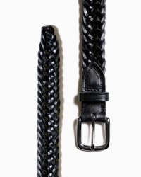BEORMA（ベオーマ）25mm INTERLINKED PLAITED BELT（25mmメッシュベルト）/ Black（ブラック）