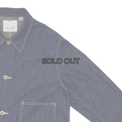 画像5: FULLCOUNT（フルカウント）#2105-1 Denim Chore Jacket （デニムチョアジャケット）"10.5oz PW Military Denim" / Indigo Blue（インディゴブルー）