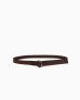 画像2: BEORMA（ベオーマ）W RING 25mm WEBBING BELT（ダブルリング25mmウェビングベルト）/ Brown（ブラウン） (2)
