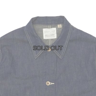画像4: FULLCOUNT（フルカウント）#2105-1 Denim Chore Jacket （デニムチョアジャケット）"10.5oz PW Military Denim" / Indigo Blue（インディゴブルー）