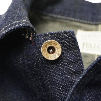 画像7: FULLCOUNT(フルカウント)#2105-1 Denim Chore Jacket (デニムチョアジャケット)"10.5oz PW Military Denim" / Indigo Blue(インディゴブルー)