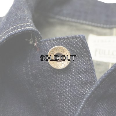 画像7: FULLCOUNT（フルカウント）#2105-1 Denim Chore Jacket （デニムチョアジャケット）"10.5oz PW Military Denim" / Indigo Blue（インディゴブルー）