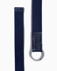 BEORMA（ベオーマ）W RING 25mm WEBBING BELT（ダブルリング25mmウェビングベルト）/ Navy（ネイビー）