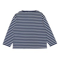 SAINT JAMES（セントジェームス）MORLAIX LOOSE（モーレ ルーズ）”Women" / ENCRE×ECUME（ブルーネイビー×ミルキーホワイト）