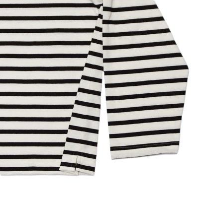 画像5: SAINT JAMES(セントジェームス)MORLAIX LOOSE(モーレ ルーズ)”Women" / ECUME×NOIR(ミルキーホワイト×ブラック)