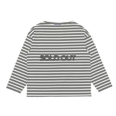 画像1: SAINT JAMES（セントジェームス）MORLAIX LOOSE（モーレ ルーズ）”Women" / NOIR×ECUME（ブラック×ミルキーホワイト）