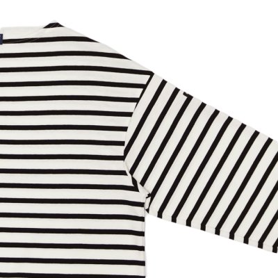 画像4: SAINT JAMES(セントジェームス)MORLAIX LOOSE(モーレ ルーズ)”Women" / ECUME×NOIR(ミルキーホワイト×ブラック)