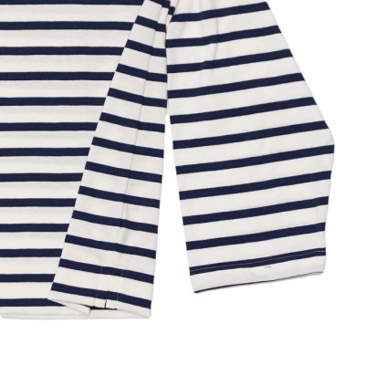 画像5: SAINT JAMES(セントジェームス)MORLAIX LOOSE(モーレ ルーズ)”Women" / ECUME×ENCRE(ミルキーホワイト×ブルーネイビー)