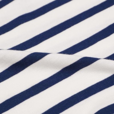 画像6: SAINT JAMES(セントジェームス)MORLAIX LOOSE(モーレ ルーズ)”Women" / ECUME×ENCRE(ミルキーホワイト×ブルーネイビー)