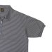 画像4: *A VONTADE（アボンタージ）Compact Border Half Zip Polo SS（コンパクトボーダーハーフジップポロ）/ Black×Ecru（ブラック×エクリュ）