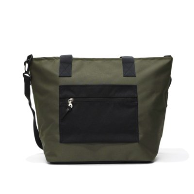 画像2: STANDARD SUPPLY（スタンダードサプライ）"2025 Limited" 2WAY UTILITY TOTE（2ウェイ ユーティリティートート）"ECO STEP MESH"/ Olive×Black（オリーブ×ブラック）