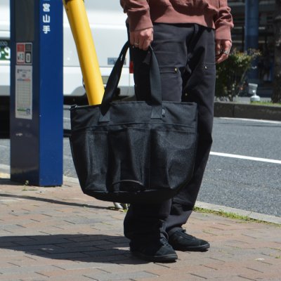 画像13: STANDARD SUPPLY（スタンダードサプライ） 2WAY UTILITY TOTE（2ウェイ ユーティリティートート）"ECO STEP MESH"/ Black（ブラック）