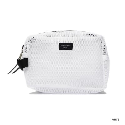 画像2: STANDARD SUPPLY（スタンダードサプライ）"2025 Limited" 2R SQUARE POUCH "M"（2ルーム スクエアポーチ”M”）"ECO STEP MESH"/ 3Color（3色展開）