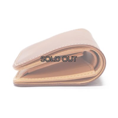 画像3: WILD SWANS（ワイルドスワンズ）CASA（カーサ）コンパクトウォレット/Natural（ナチュラル）"シェルコードバン"×Natural（ナチュラル）"ブッテーロ"