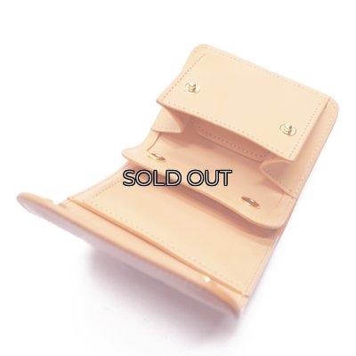 画像6: WILD SWANS（ワイルドスワンズ）ENO（イーノ）ミニ3つ折りウォレット/Natural（ナチュラル）"シェルコードバン"×Natural（ナチュラル）"ブッテーロ"