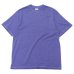 画像1: Yonetomi NEW BASIC（ヨネトミニューベーシック）GARMENT DYE BORDER T-SHIRT（ガーメントダイボーダーTシャツ）/Purple（パープル）・Orange（オレンジ） (1)