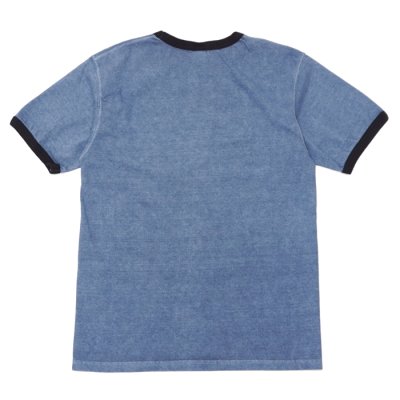 画像2: Good On（グッドオン）Short Sleeve Black Ringer Tee（ショートスリーブ ブラックリンガーTシャツ）"Reactive Dye" / Ajisai（アジサイ）※サイズLのみ
