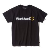 Sloppy Supply（スラッピーサプライ）Short Sleeve Print Tee（ショートスリーブプリントTシャツ）"WORKHARD"/ Black（ブラック）