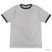 画像6: Good On（グッドオン）Short Sleeve Black Ringer Tee（ショートスリーブ ブラックリンガーTシャツ）"Reactive Dye" / Grey（グレー）・Ahs Grey（アッシュグレー）・Ajisai（アジサイ）