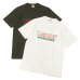 画像1: BARNS OUTFITTERS (バーンズアウトフィッターズ) "STANDARD" TSURI-AMI Crew Print T-Shirt (吊り編みクループリントTシャツ)"Pretty Pleace" / White（ホワイト）・Black (ブラック) (1)