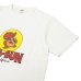 画像7: BARNS OUTFITTERS (バーンズアウトフィッターズ) "STANDARD" TSURI-AMI Crew Print T-Shirt (吊り編みクループリントTシャツ)"BIG-SUN" / White（ホワイト）・Grey (グレー)