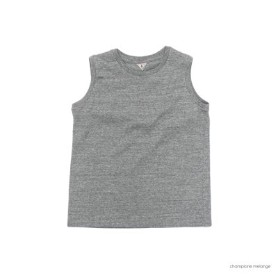 画像4: ★ポイント１０％（12/8迄）FilMelange（フィルメランジェ）ELLENI 2（エレニ 2：クルーネックノースリーブ）"Vintage Tenjiku"  / White（ホワイト）・Campione melange（カンピオーネメランジェ）