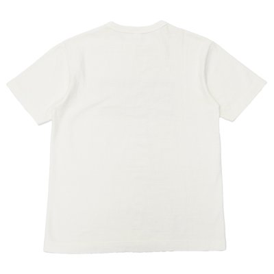 画像2: ＜30%OFF＞BARNS OUTFITTERS (バーンズアウトフィッターズ) "STANDARD" TSURI-AMI Crew Print T-Shirt (吊り編みクループリントTシャツ)"CALIFORNIA" / White（ホワイト）