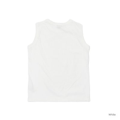 画像3: ★ポイント１０％（12/8迄）FilMelange（フィルメランジェ）ELLENI 2（エレニ 2：クルーネックノースリーブ）"Vintage Tenjiku"  / White（ホワイト）・Campione melange（カンピオーネメランジェ）