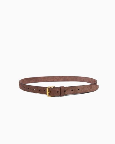 画像2: BEORMA（ベオーマ）25mm BRITISH PASTURE SUEDE（ブリティッシュパスチャースエード25mmベルト）/ Dark Brown（ダークブラウン）