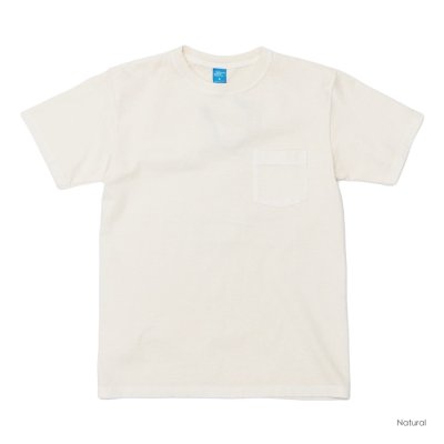 画像2: SIERRA DESIGNS×Good On（シエラデザイン×グッドオン）60/40 1st LOGO POCKET CREW TEE（60/40 ファーストロゴポケットTシャツ）/ Navy（ネイビー）・Natural（ナチュラル）