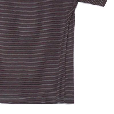 画像8: Yonetomi NEW BASIC（ヨネトミニューベーシック）GARMENT DYE BORDER T-SHIRT（ガーメントダイボーダーTシャツ）/ Brown Blue（ブラウンブルー）・Black Navy（ブラックネイビー）