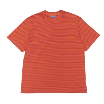 画像4: Yonetomi NEW BASIC（ヨネトミニューベーシック）GARMENT DYE BORDER T-SHIRT（ガーメントダイボーダーTシャツ）/ Navy White（ネイビーホワイト）・Orange Blue（オレンジブルー）
