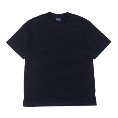 画像2: Yonetomi NEW BASIC（ヨネトミニューベーシック）GARMENT DYE BORDER T-SHIRT（ガーメントダイボーダーTシャツ）/ Brown Blue（ブラウンブルー）・Black Navy（ブラックネイビー）