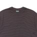 画像6: Yonetomi NEW BASIC（ヨネトミニューベーシック）GARMENT DYE BORDER T-SHIRT（ガーメントダイボーダーTシャツ）/ Brown Blue（ブラウンブルー）・Black Navy（ブラックネイビー）