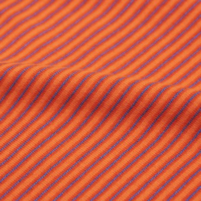 画像10: Yonetomi NEW BASIC（ヨネトミニューベーシック）GARMENT DYE BORDER T-SHIRT（ガーメントダイボーダーTシャツ）/ Navy White（ネイビーホワイト）・Orange Blue（オレンジブルー）